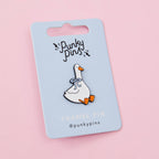 Cute Goose Enamel Pin