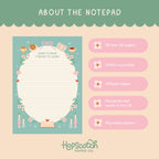 Born To Read Notepad – Literature Stationery Gifts