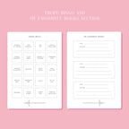 Romantasy Reading Journal – Literary 50 Book Review Notebook