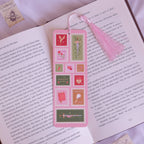 Romantasy Stamps Bookmark, Fantasy Bookmark with Tassel