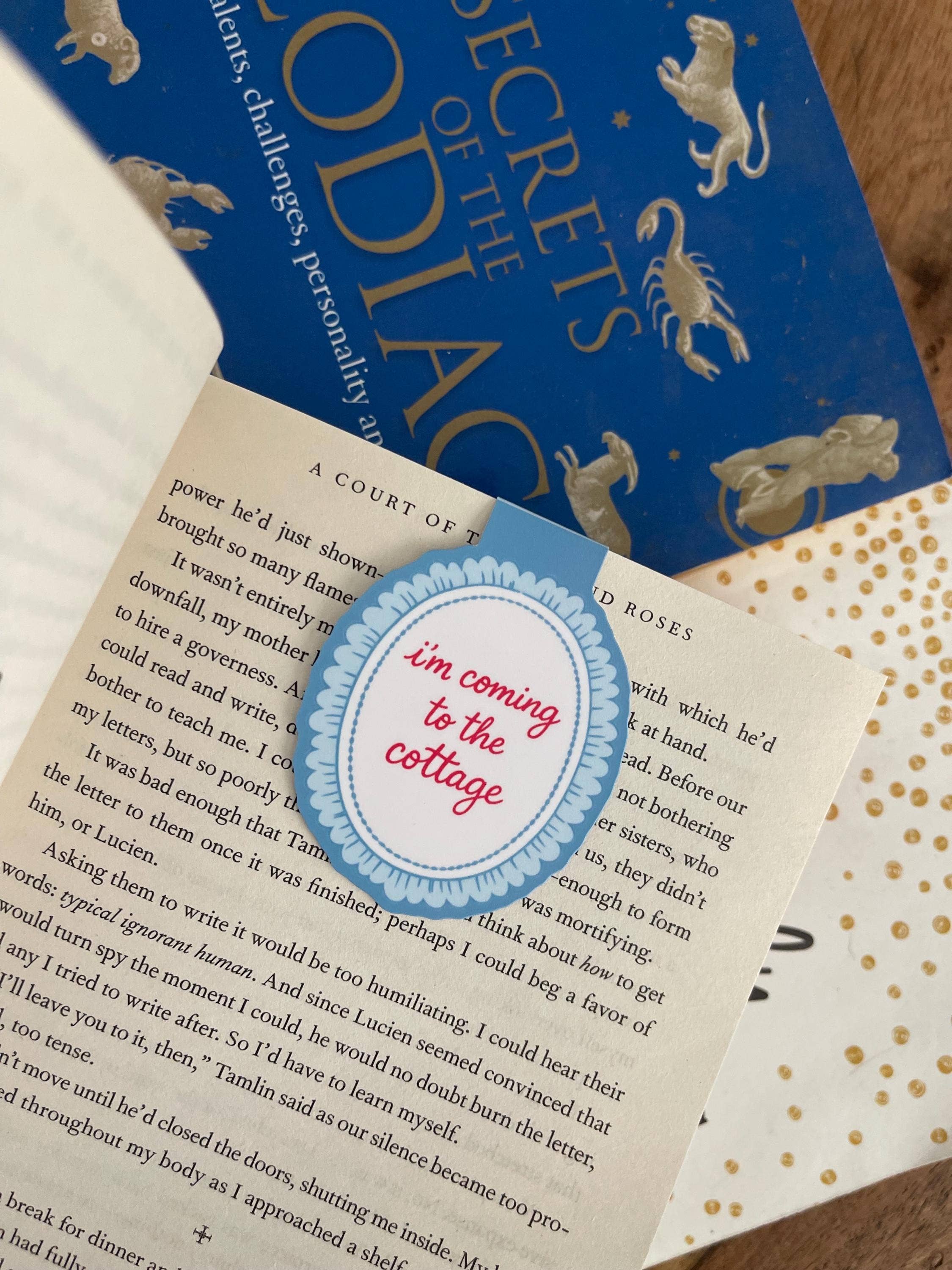 Cottage Core Magnetic Bookmark