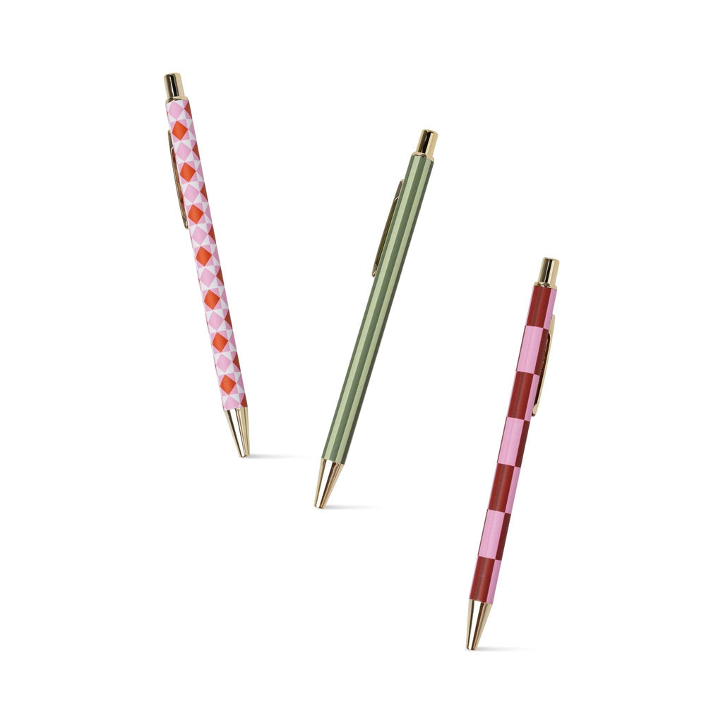 DesignWorks Ink A Dopo 3 Pen Set- Diamond, Stripe, Check