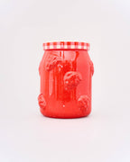 Ceramic Petite Vase, Strawberry Jam