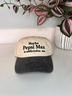 Pepsi Max Embroidered Contrast Vintage Cap - Vintage Black