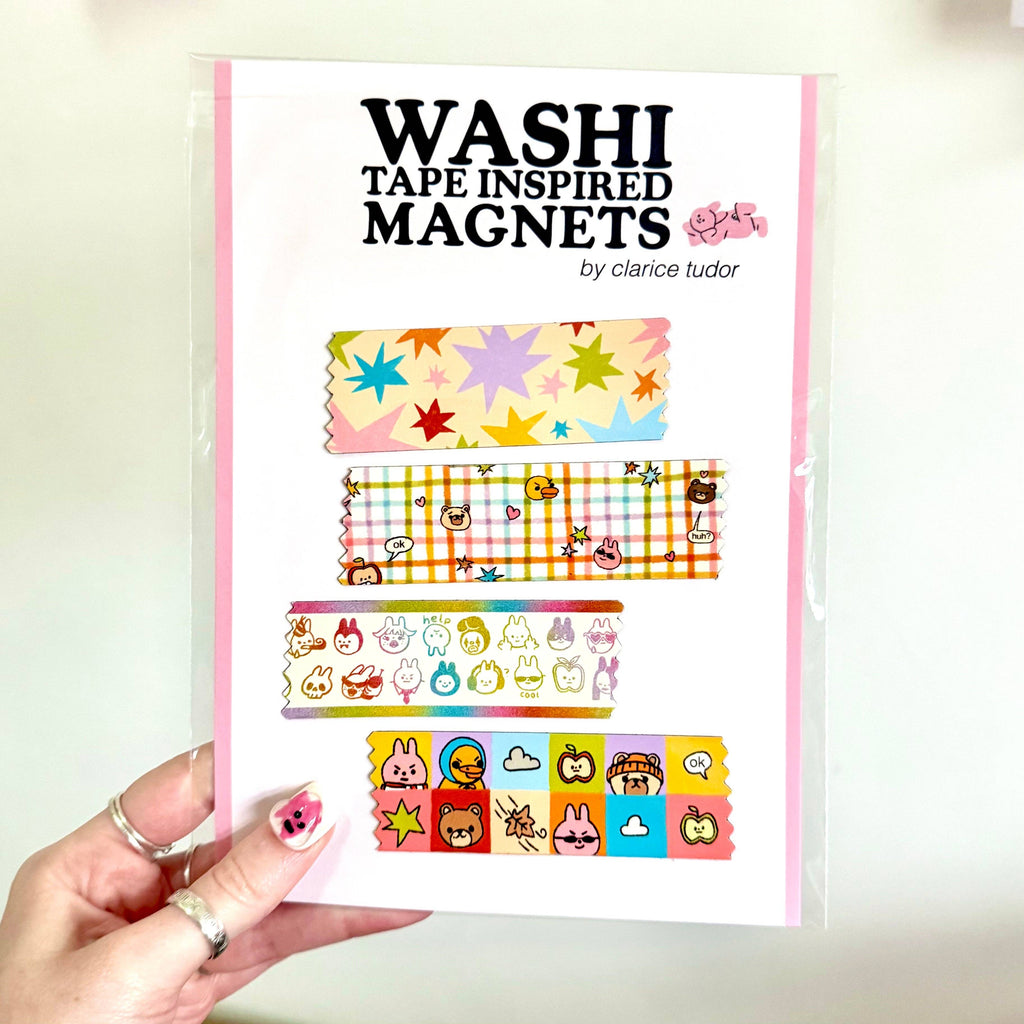 Washi Tape Inspired Magnets