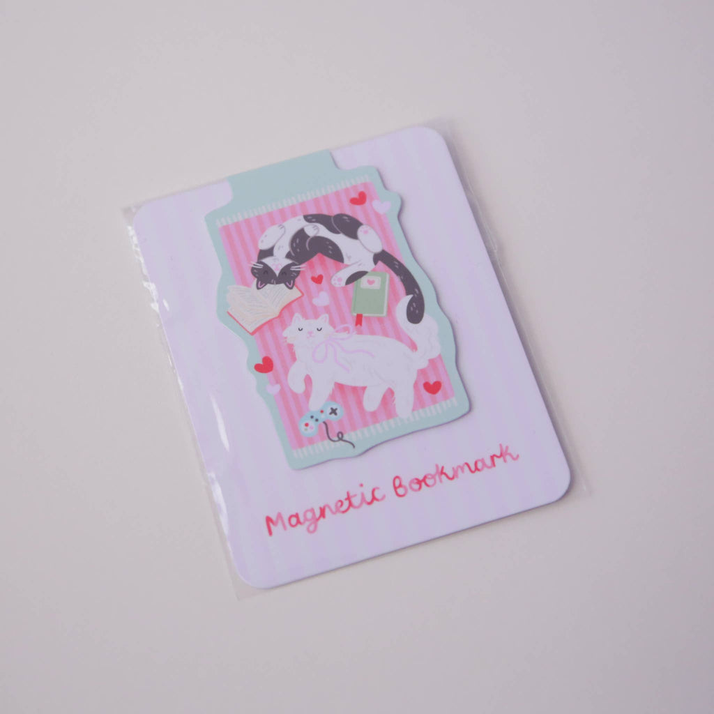 Cosy Cats Magnetic Bookmark