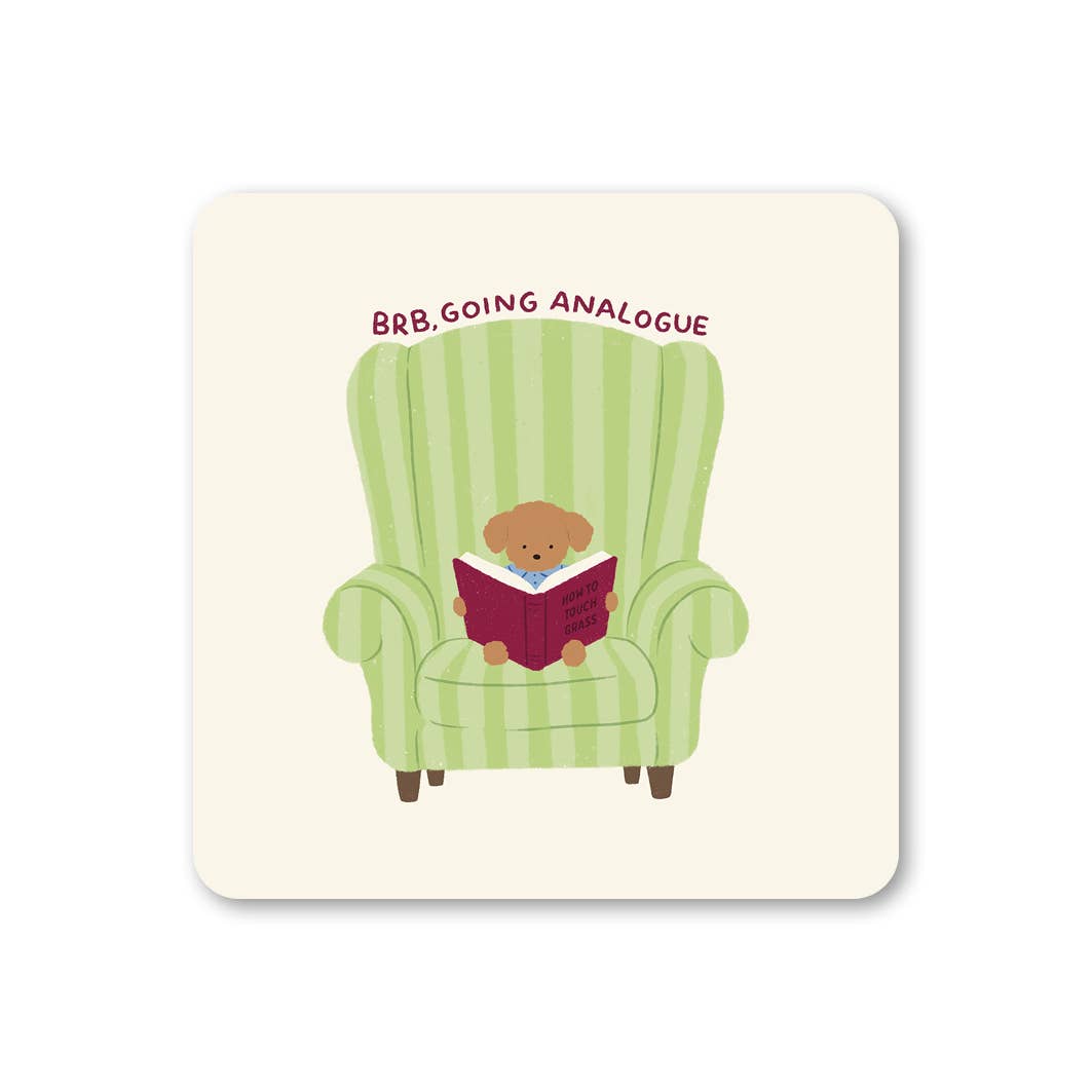 Going Analogue Book Coaster