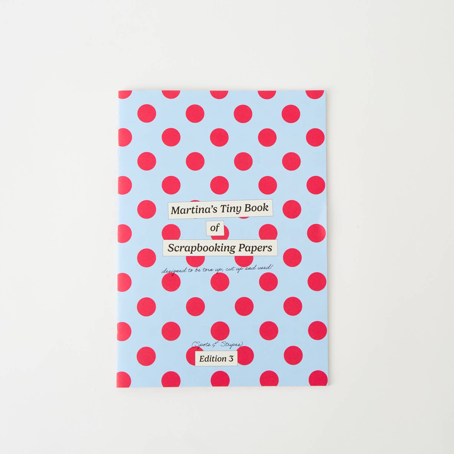 Martina’s Tiny Book of Scrapbooking Papers (Edition 3 - Spots & Stripes!)