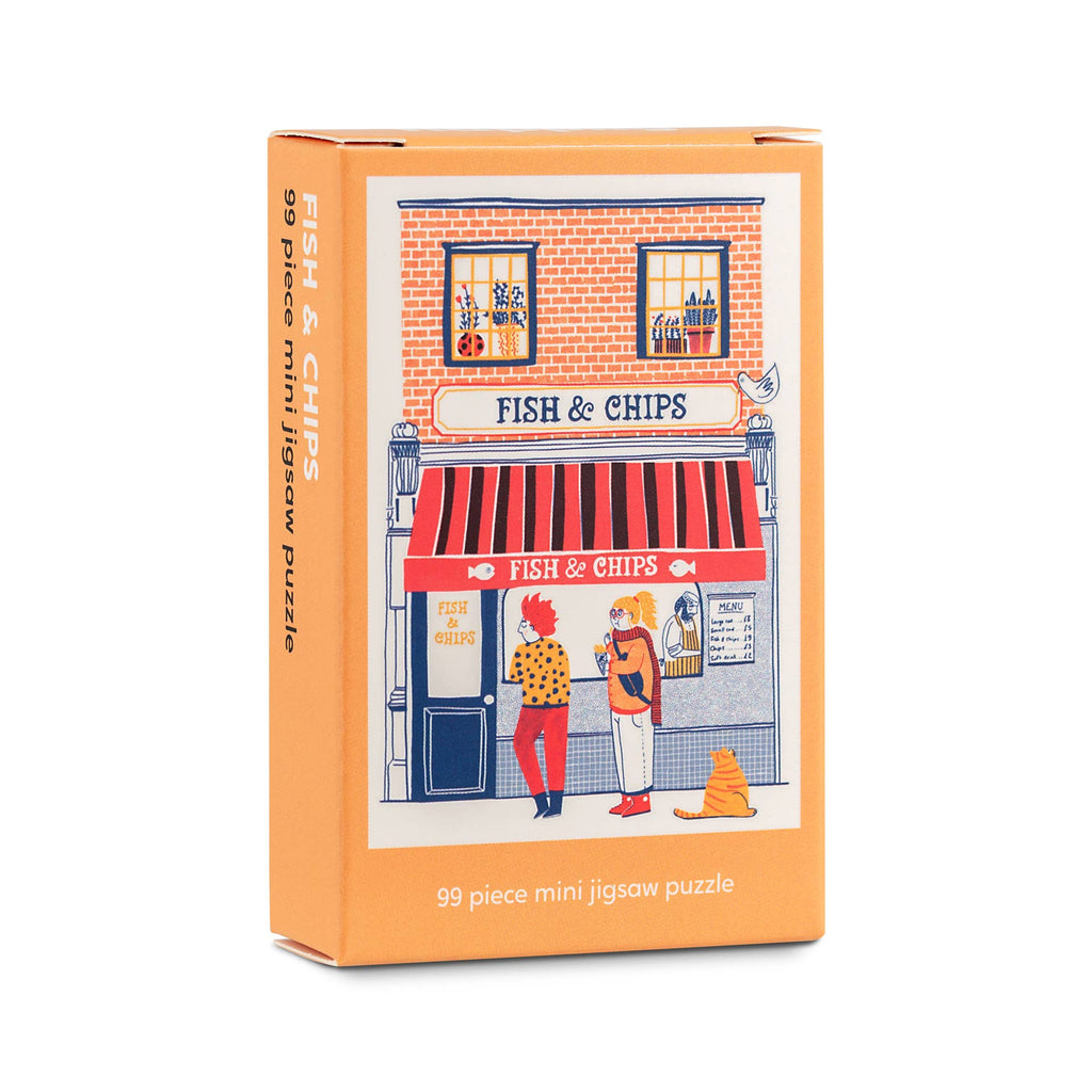 Fish & Chips - 99 Piece Mini Jigsaw Puzzle