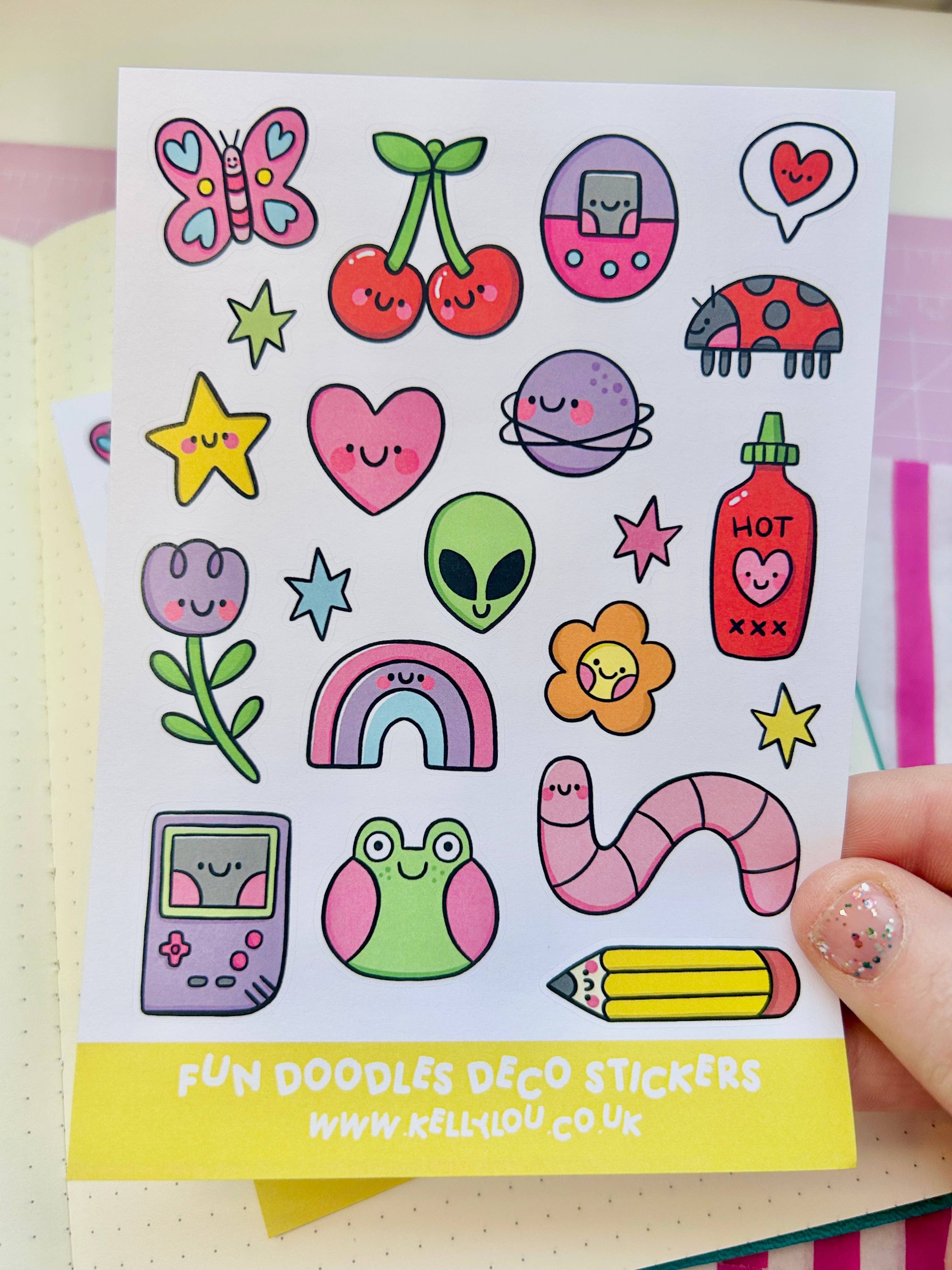 Fun Doodles - Deco Sticker Sheet