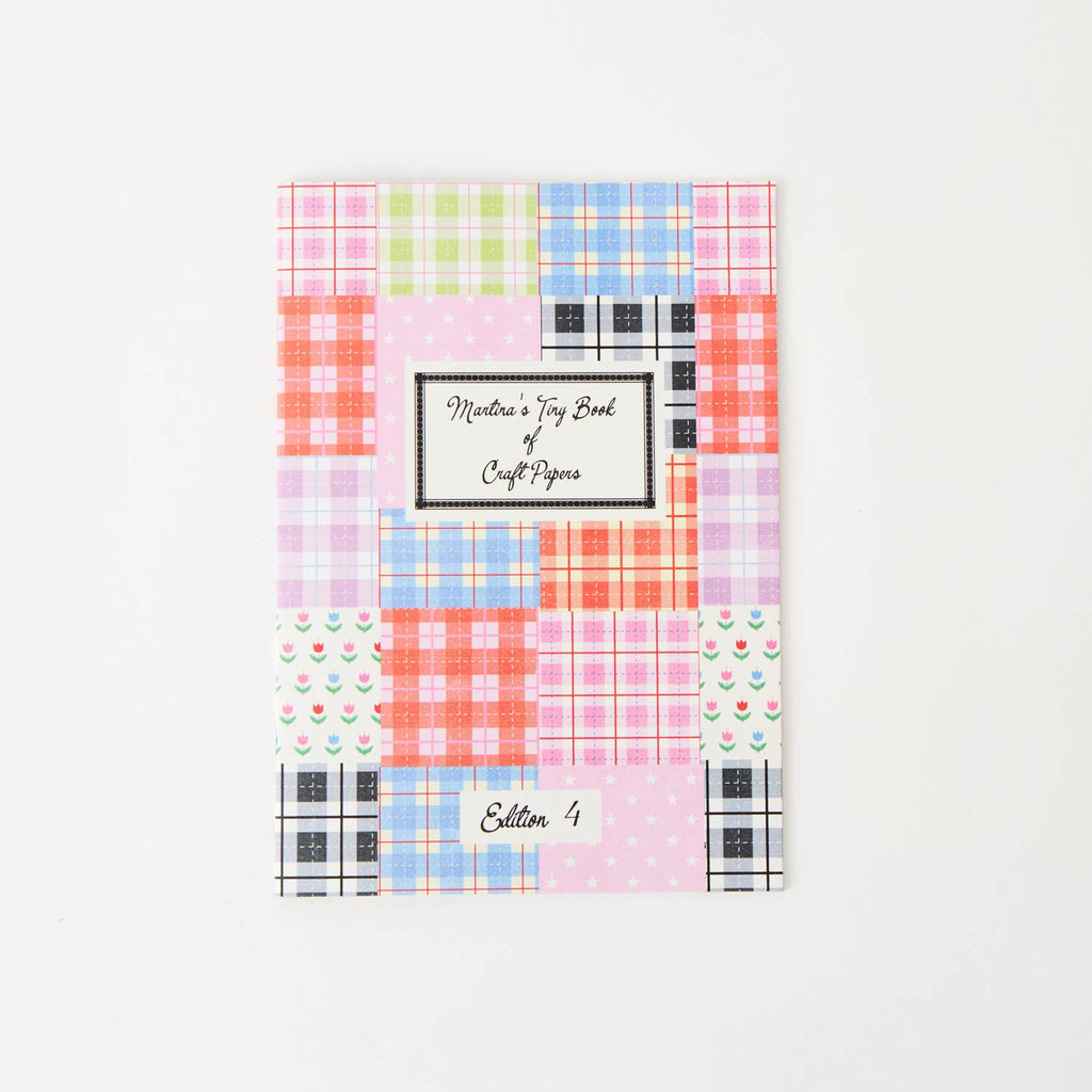 Martina’s Tiny Book of Scrapbooking Papers (Edition 4 - Plaid & Stars!)