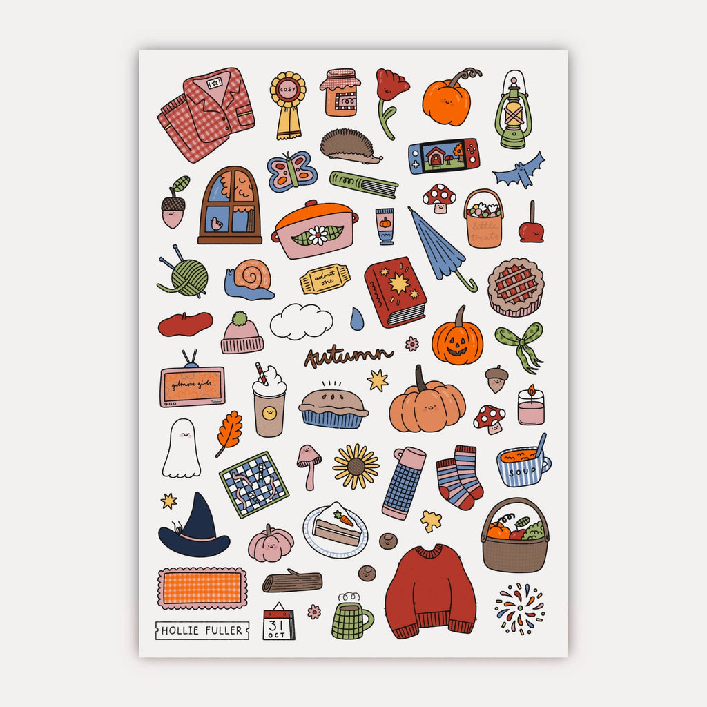 Autumn Sticker Sheet