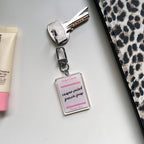 Girl Dinner Keyring Caesar Salad Fries Cute Pink Gift