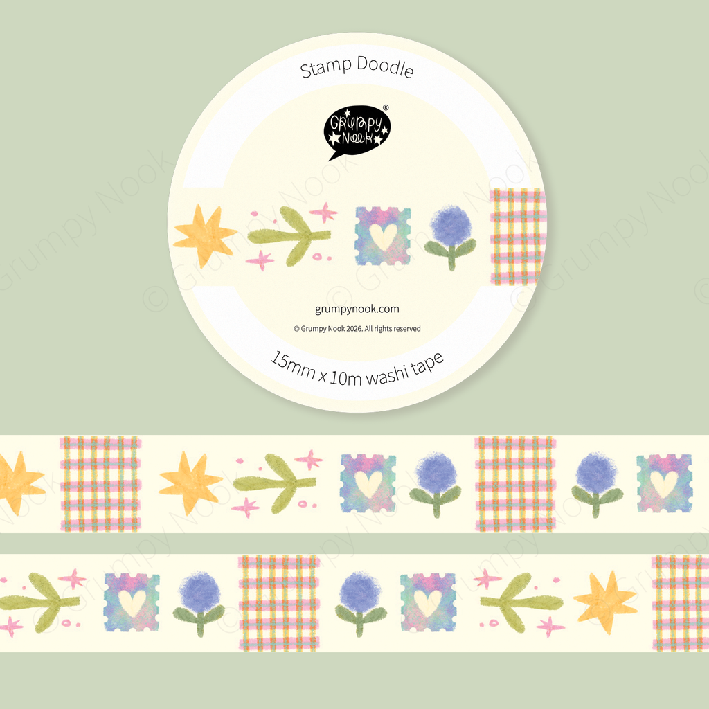 Stamp Doodle Washi Tape