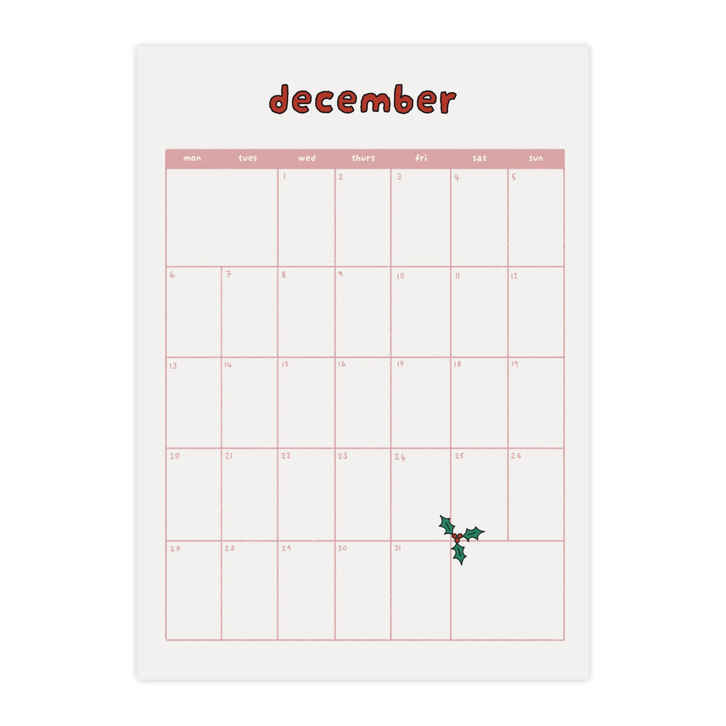 The Big Brave Girls Club 2027 Calendar