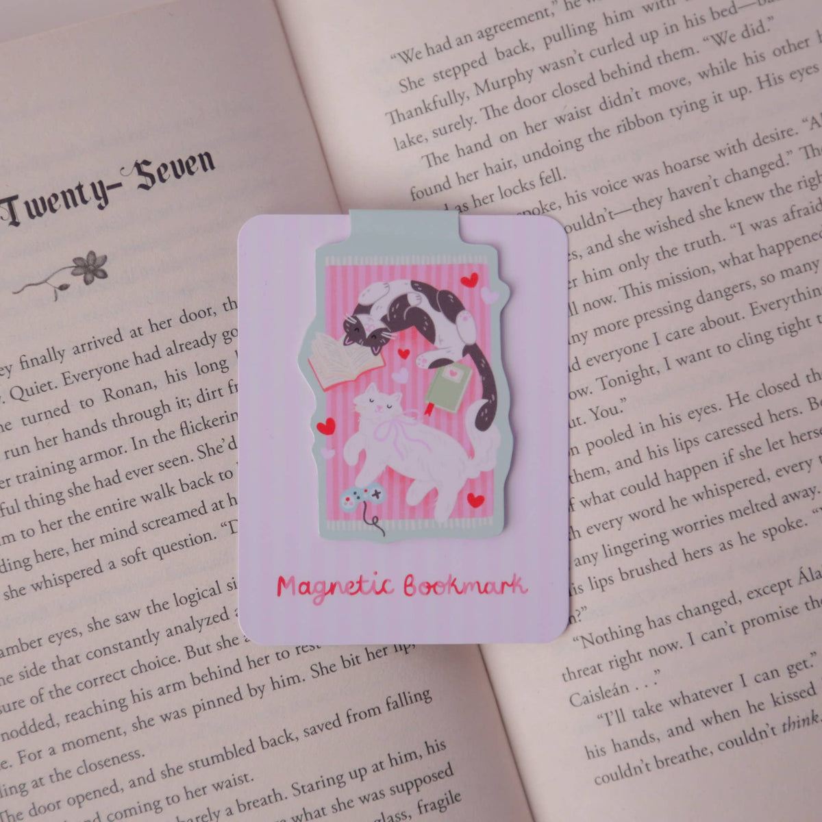 Cosy Cats Magnetic Bookmark