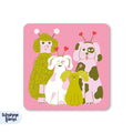 Deely Bopper Dog Coaster - Sunshine Llama