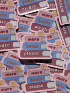 More Books Please Sticker