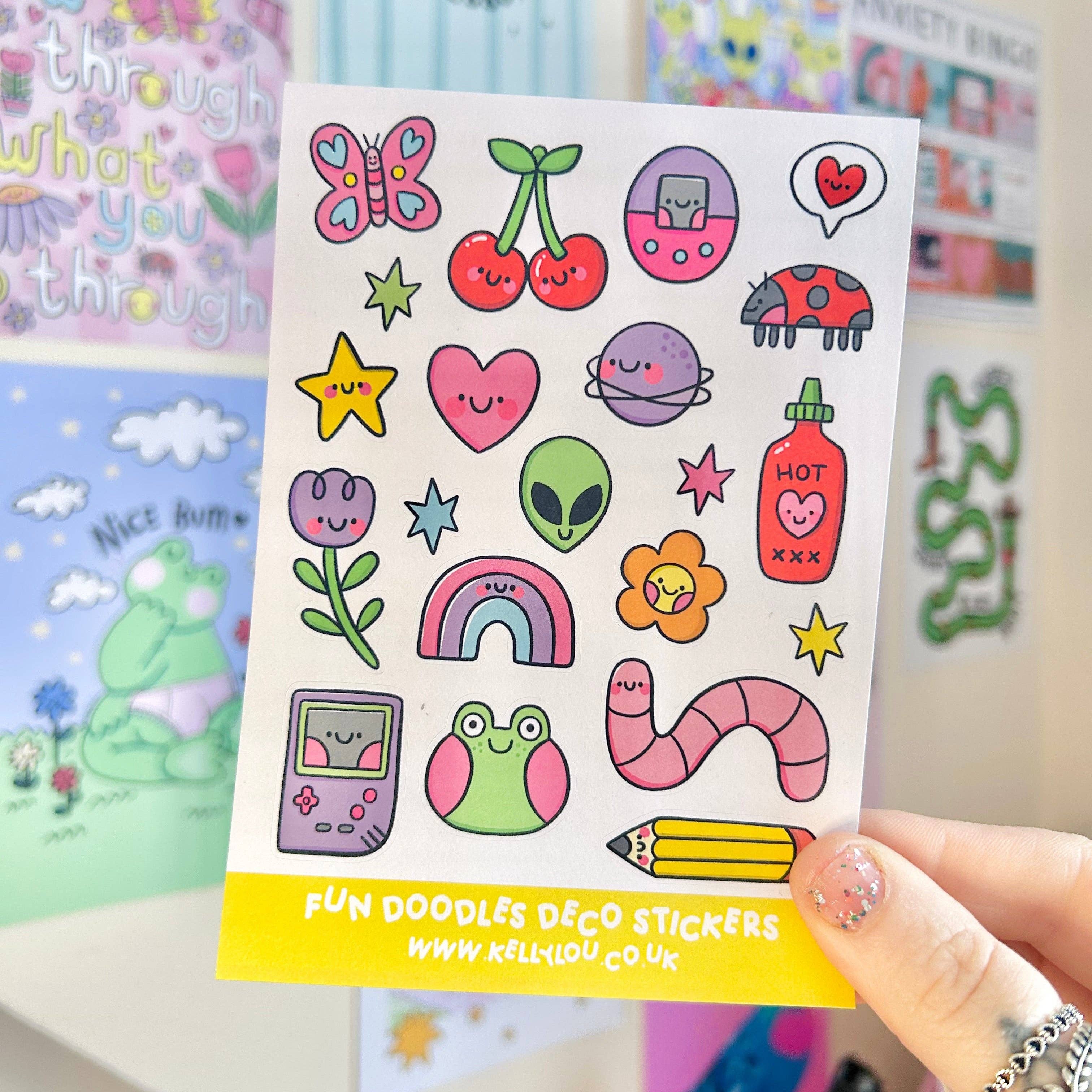 Fun Doodles - Deco Sticker Sheet