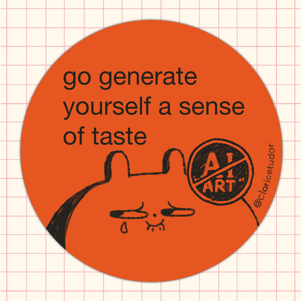 Anti-AI "Art" Sticker Pack