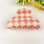 Checkerboard Retro Hair Clip