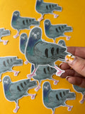 Paprika The Pigeon Vinyl Sticker