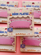 Letter Bead Book Plate Sticker Pack