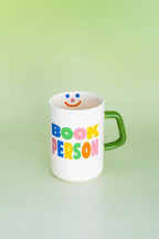 Ceramic Mug, Book Person