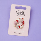 Cowgirl Pony Glitter Enamel Pin