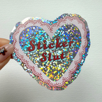 Sticker Slut Glitter Vinyl Sticker