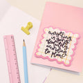 Vinyl Sticker - According to Plan