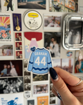 Graham Glitter Hockey Boys Jersey Sticker
