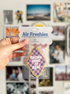 Racing Home to Read Air Freshener