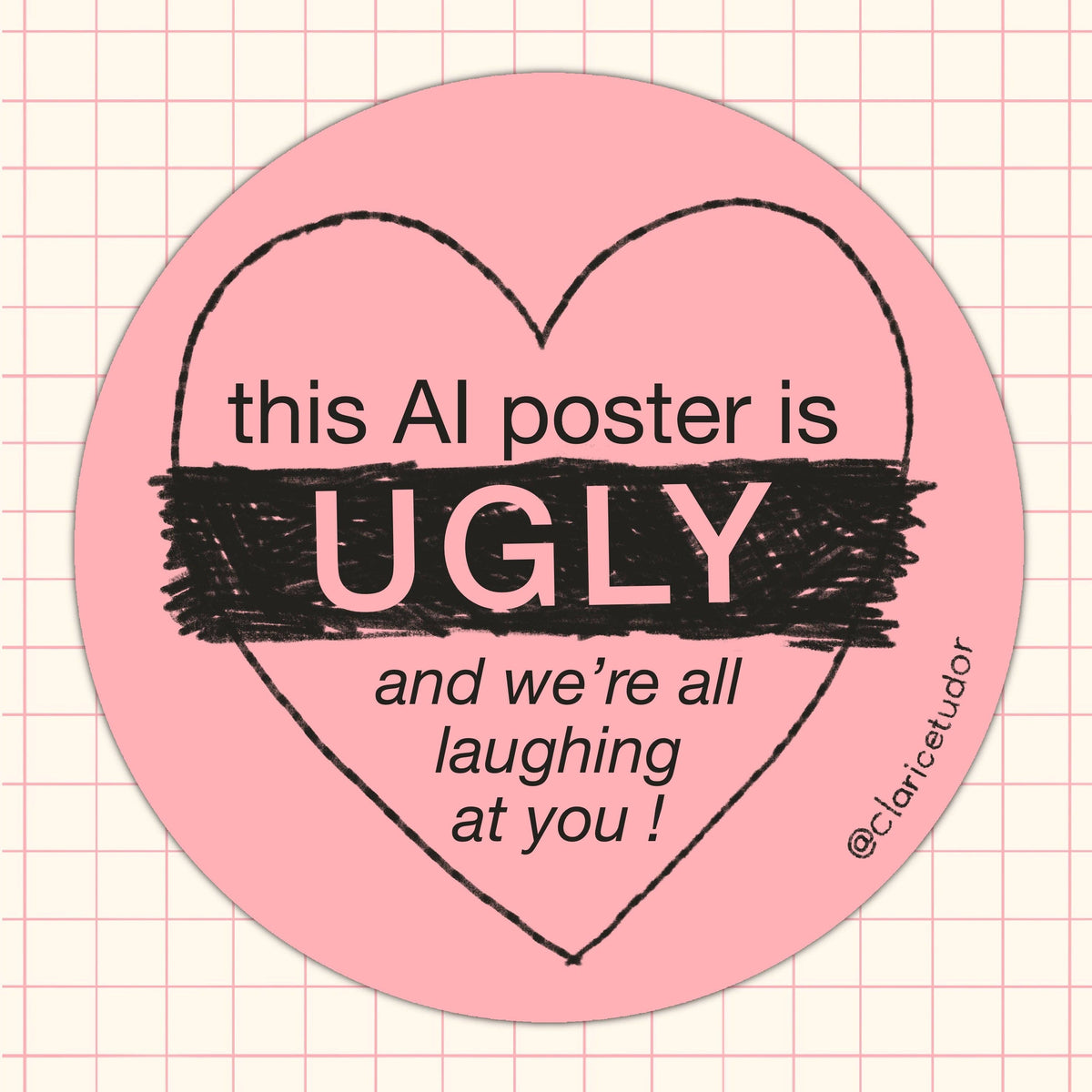 Anti-AI "Art" Sticker Pack