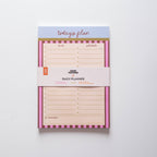 Daily Planner Pad A5 | Berry Stripe