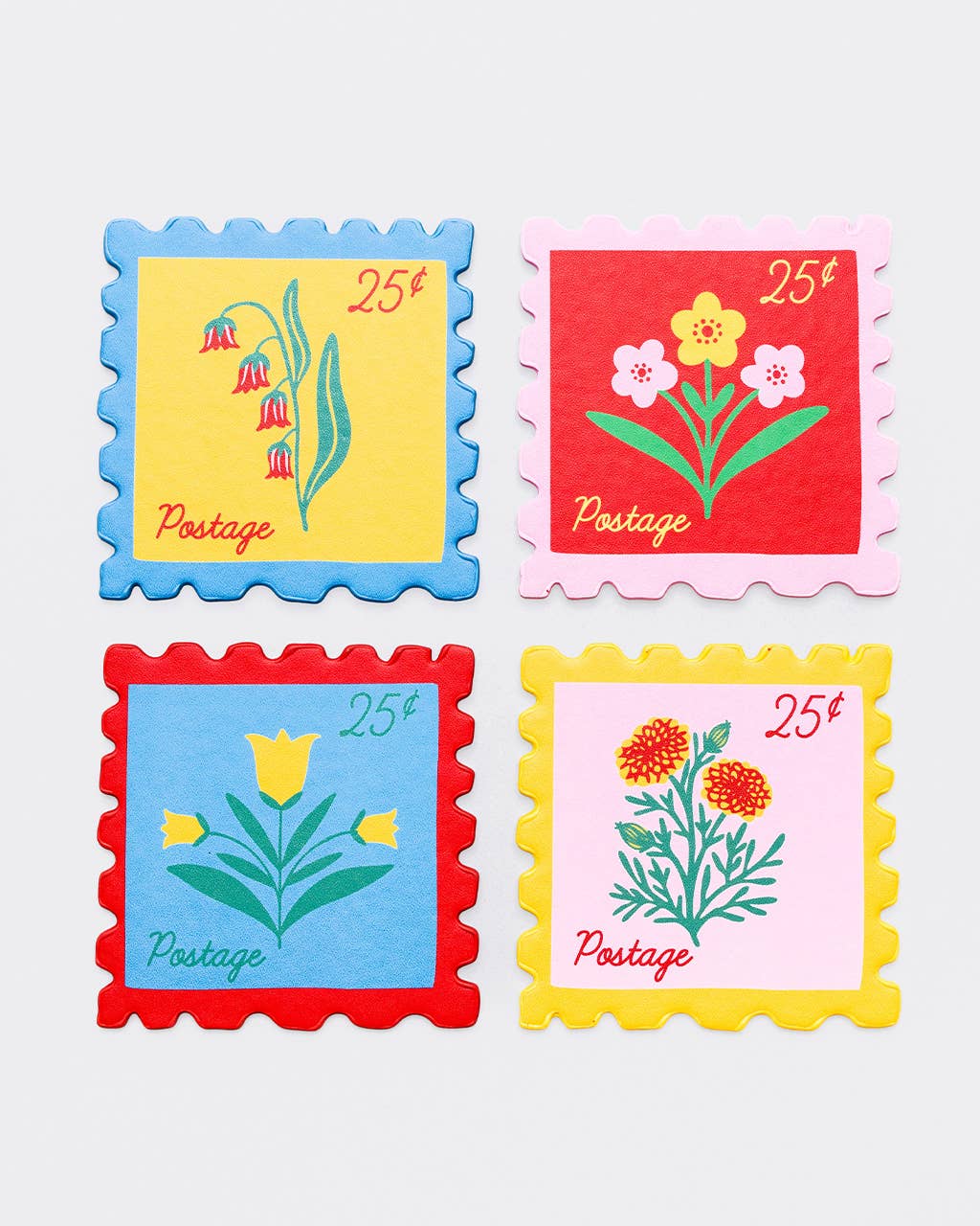 Coaster Set - Stamps