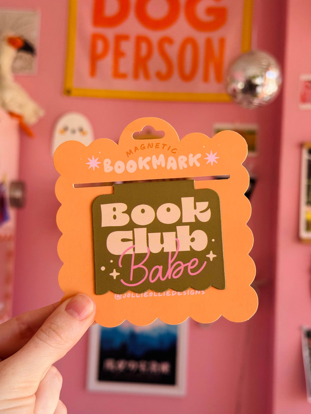Book Club Babes Green Magnetic Bookmark