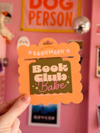 Book Club Babes Green Magnetic Bookmark