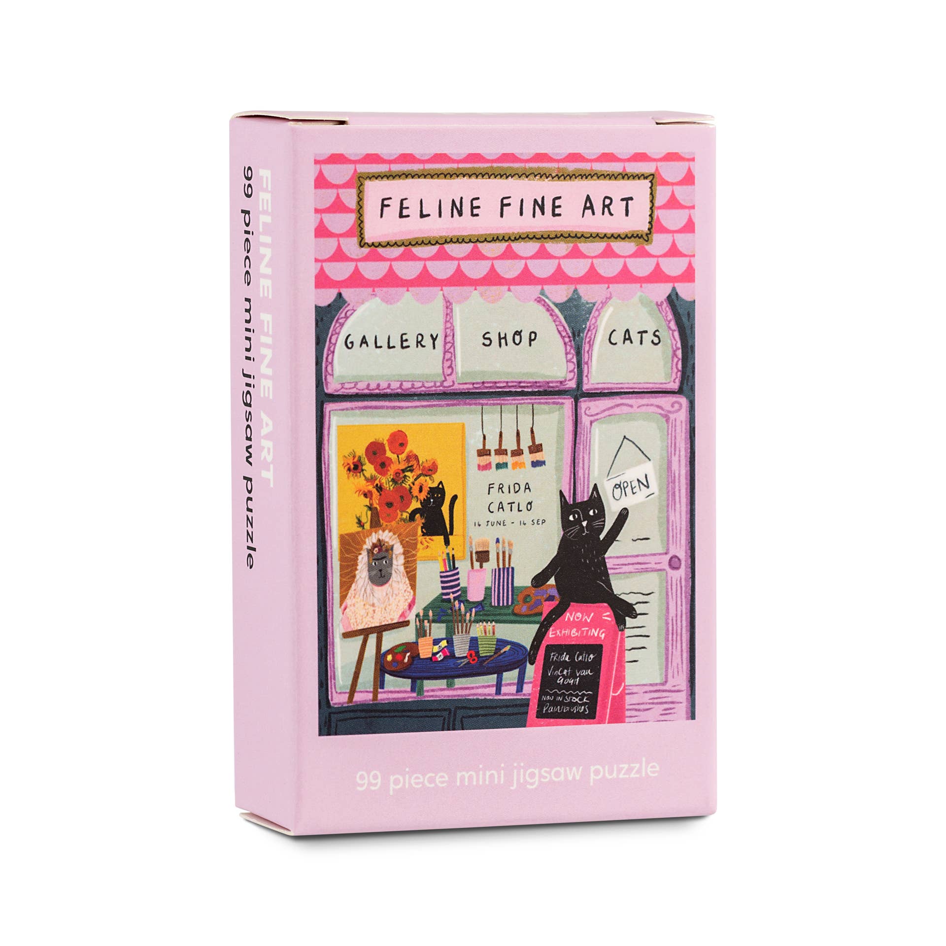 Feline Fine Art  - 99 Piece Mini Jigsaw Puzzle