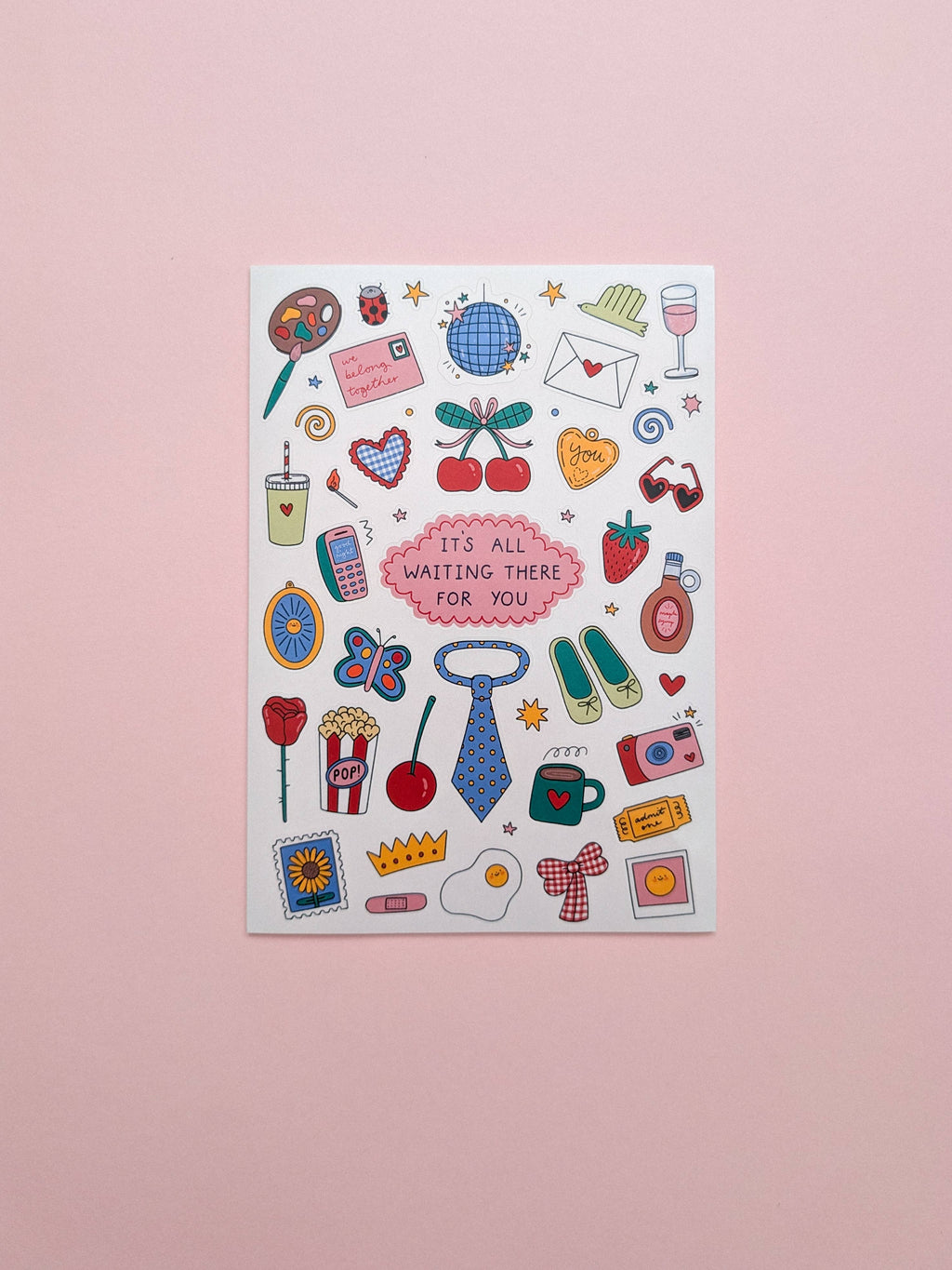 It's All Waiting There For You Sticker Sheet
