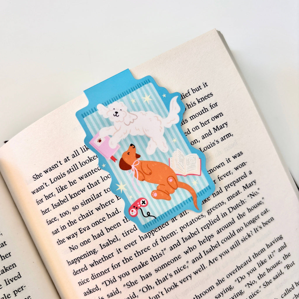 Cosy Dogs Magnetic Bookmark