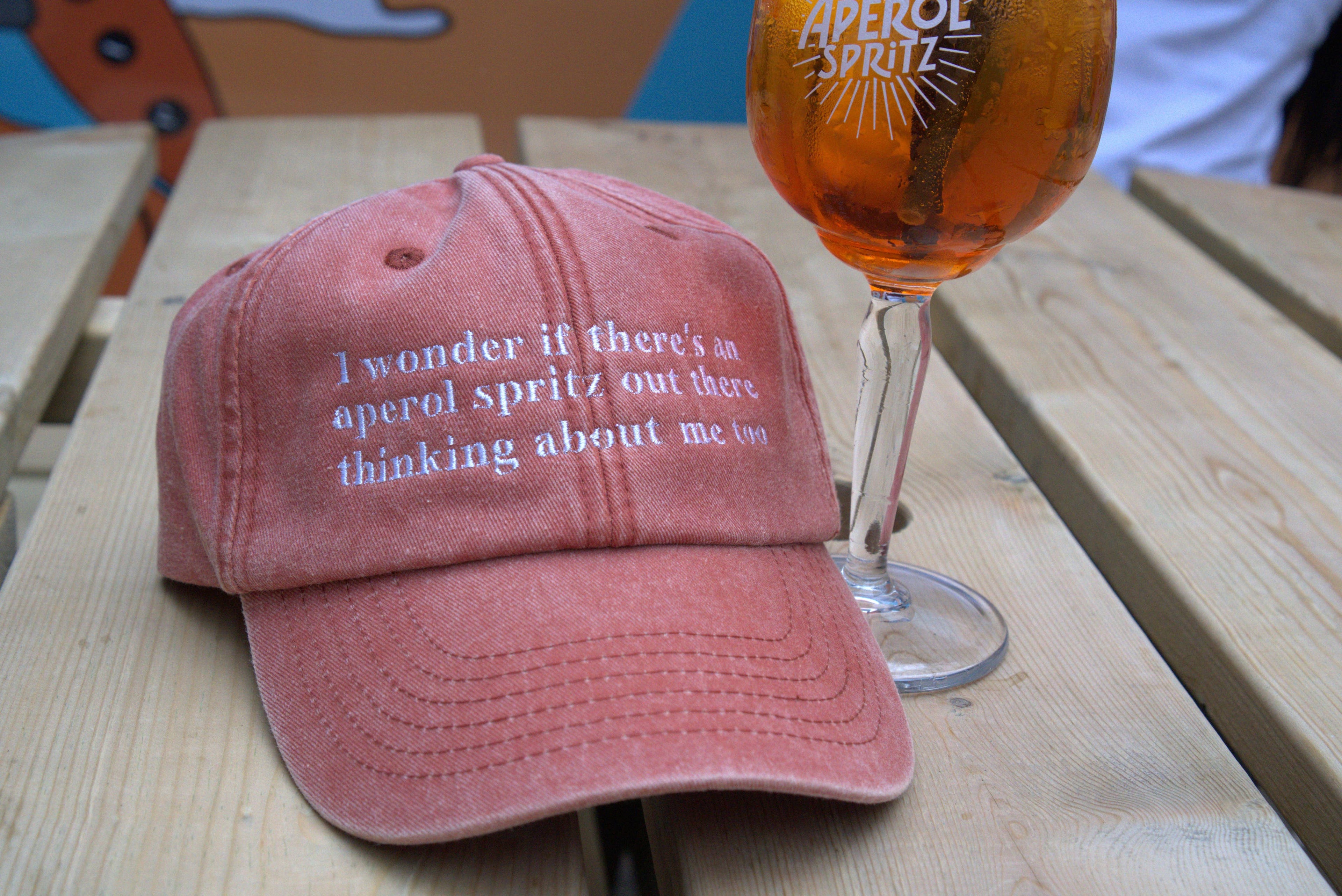 Aperol Spritz Embroidered Cap