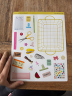 Large Craft Basket Sticker Sheet 