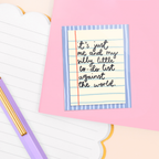 Vinyl Sticker - My Silly Little List