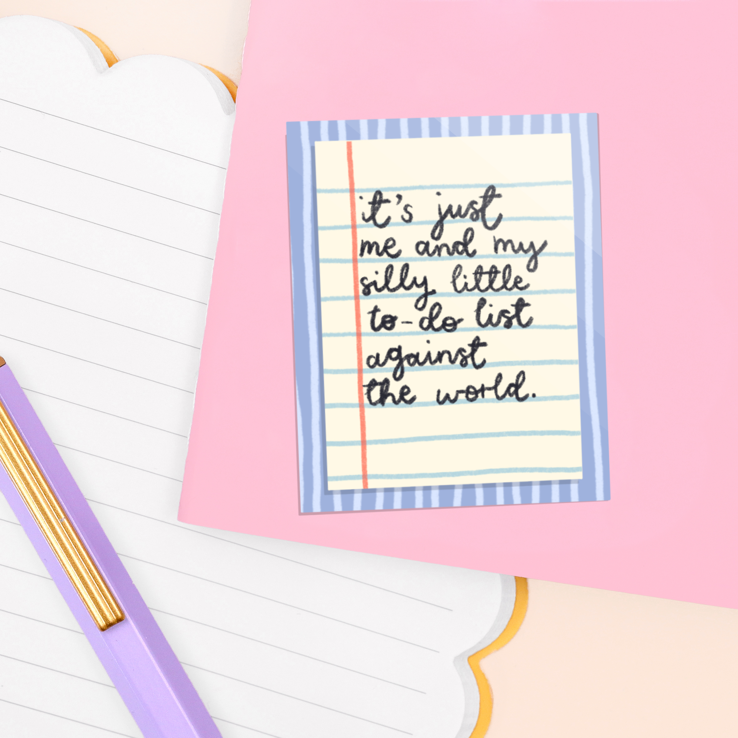 Vinyl Sticker - My Silly Little List
