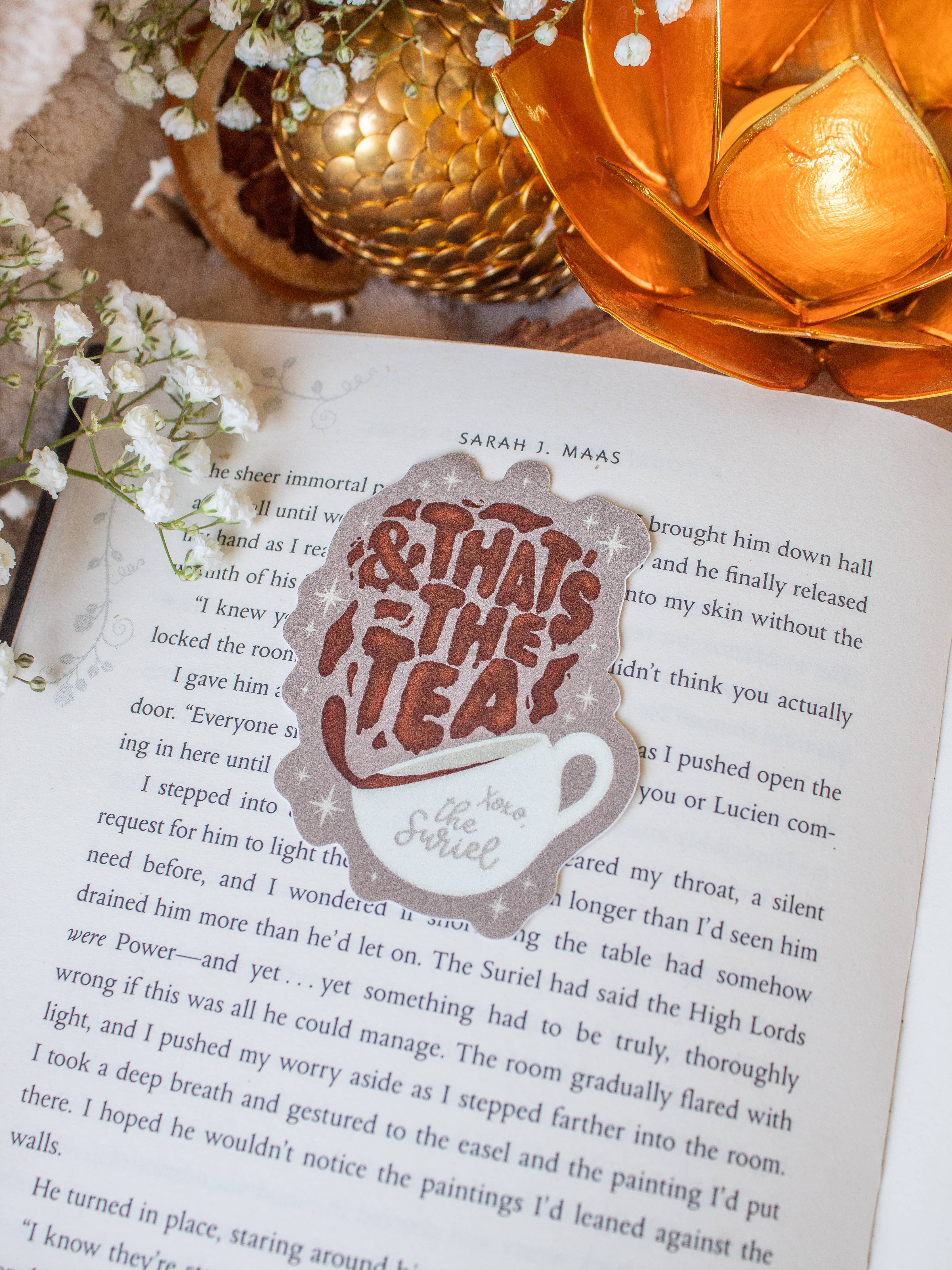 ACOTAR That's The Tea Suriel Vinyl Sticker | ACOTAR