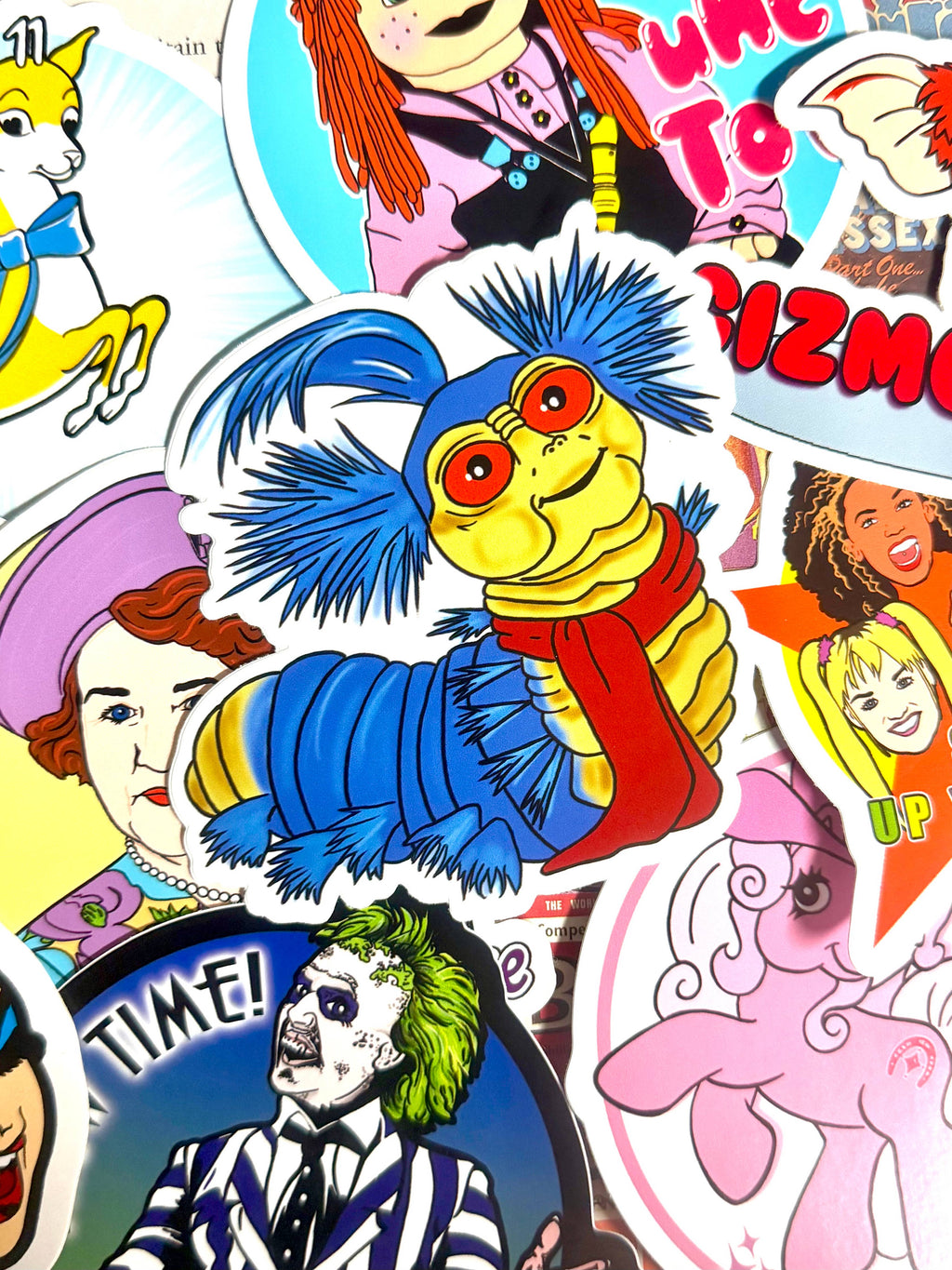 Labyrinth Worm Ello Vinyl Sticker