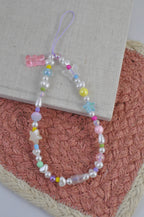 Gummy Bear Pastel Phone Chain | Cute Y2K Pearl Phone Charm
