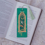 Forest Window, Fantasy Bookmark with Tassel