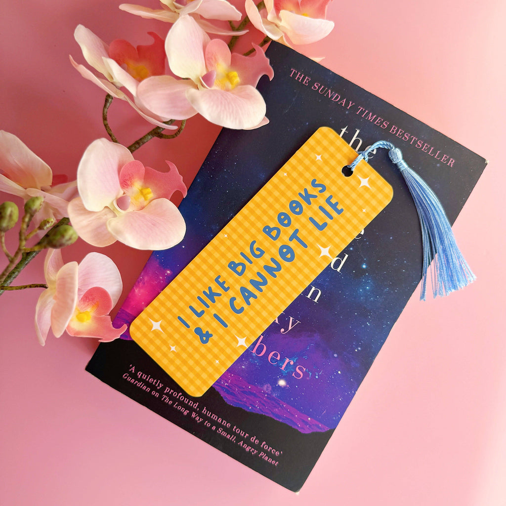 I Like Big Books & I Cannot Lie Bookmark with Tassel